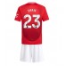 Manchester United Luke Shaw #23 Hjemmedraktsett Barn 2024-25 Kortermet (+ Korte bukser)